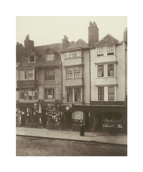 Old houses in Borough High Street1881