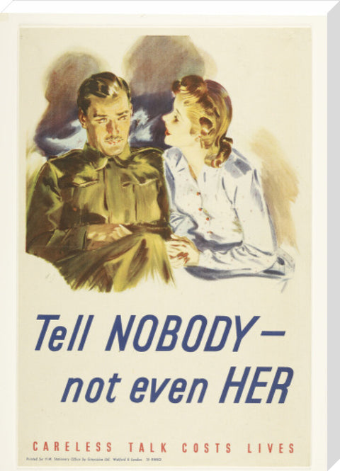 Tell nobody - not even her 1940-1945