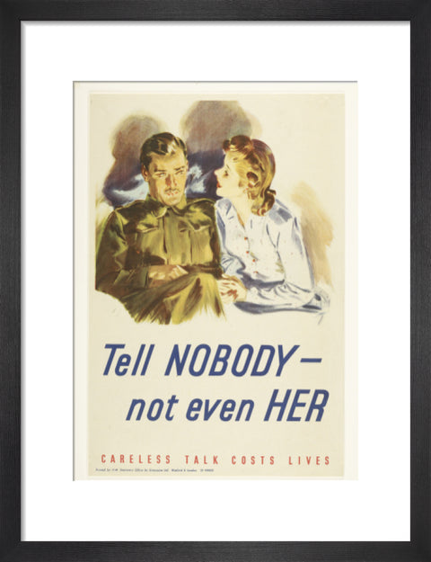 Tell nobody - not even her 1940-1945