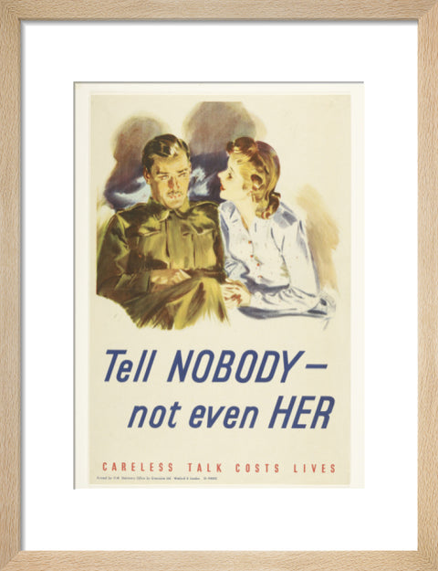 Tell nobody - not even her 1940-1945