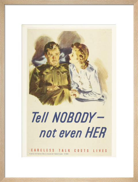 Tell nobody - not even her 1940-1945