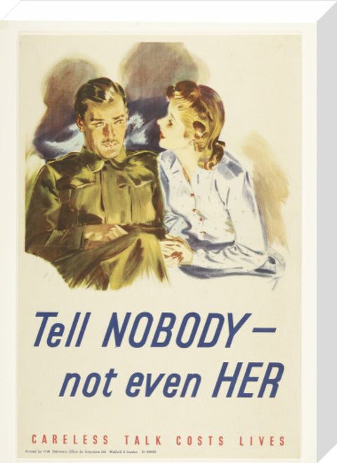 Tell nobody - not even her 1940-1945