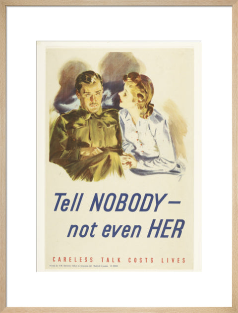 Tell nobody - not even her 1940-1945