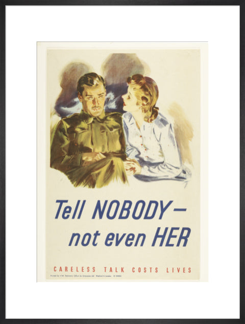 Tell nobody - not even her 1940-1945