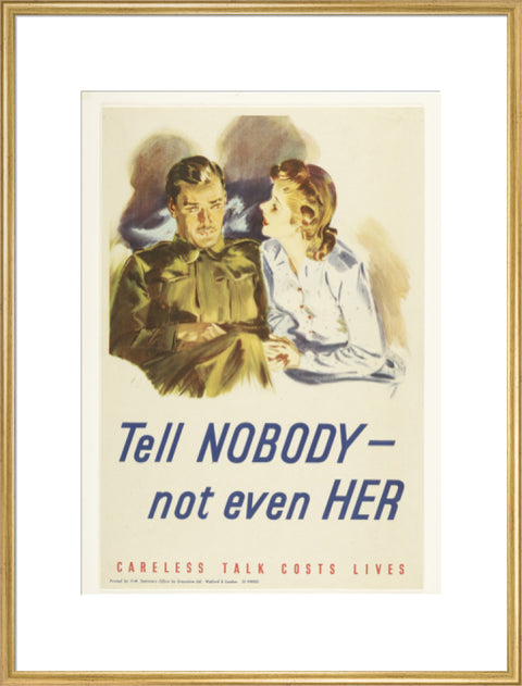 Tell nobody - not even her 1940-1945