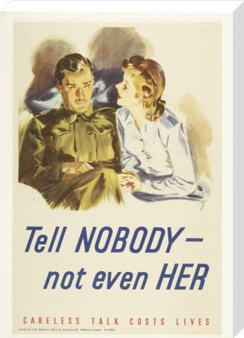 Tell nobody - not even her 1940-1945