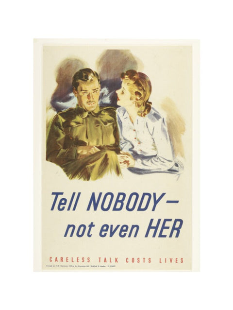 Tell nobody - not even her 1940-1945