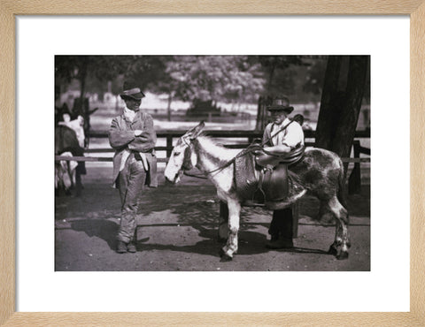 A donkey for hire on Clapham Common c.1877