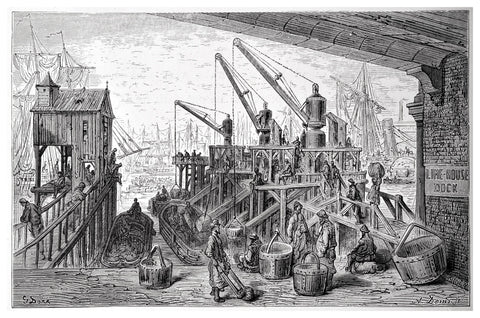 Limehouse dock 1872