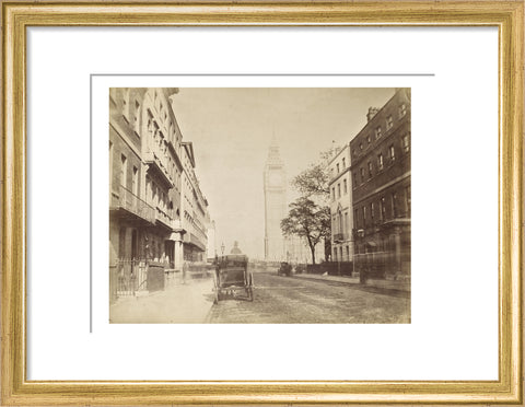 Horse and cart in Westminster c. 1895