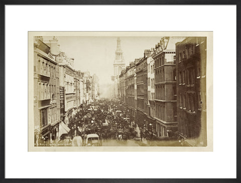 Cheapside with Bow Church c.1880