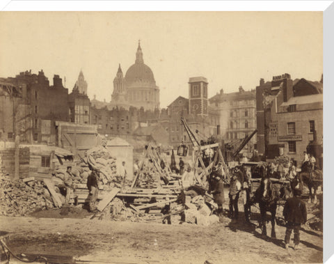 The construction of the Metropolitan District Railway c.1866