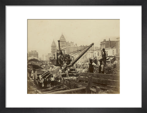 The construction of the Metropolitan District Railway c.1867