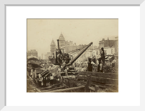 The construction of the Metropolitan District Railway c.1867