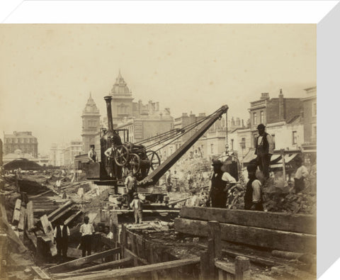 The construction of the Metropolitan District Railway c.1867