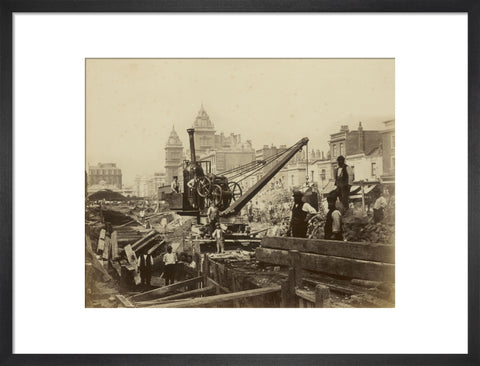 The construction of the Metropolitan District Railway c.1867