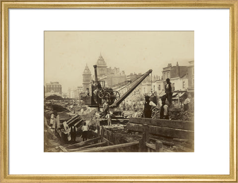 The construction of the Metropolitan District Railway c.1867