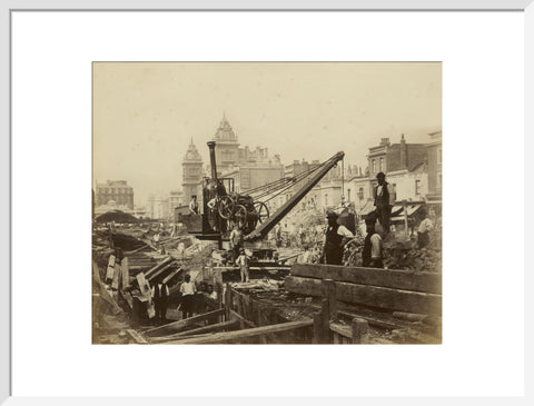 The construction of the Metropolitan District Railway c.1867