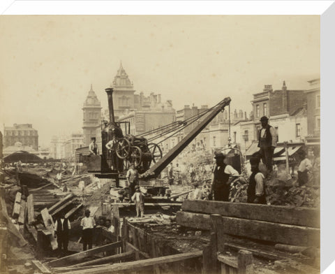 The construction of the Metropolitan District Railway c.1867