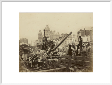 The construction of the Metropolitan District Railway c.1867