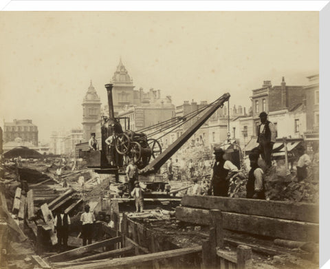 The construction of the Metropolitan District Railway c.1867