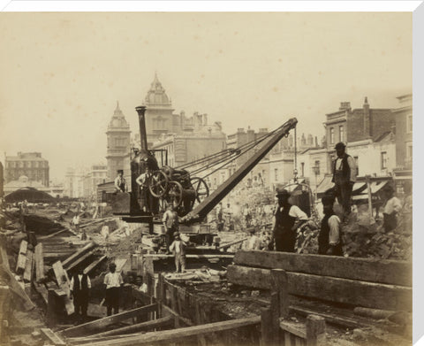 The construction of the Metropolitan District Railway c.1867