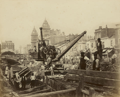 The construction of the Metropolitan District Railway c.1867