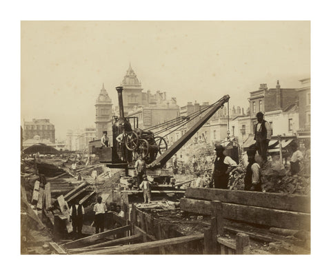 The construction of the Metropolitan District Railway c.1867