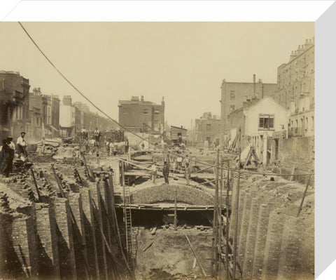 The construction of the Metropolitan District Railway c.1866