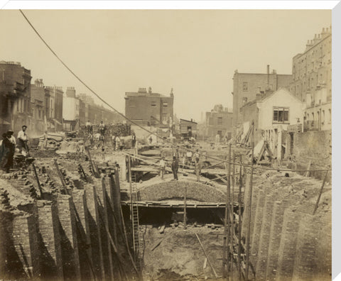 The construction of the Metropolitan District Railway c.1866