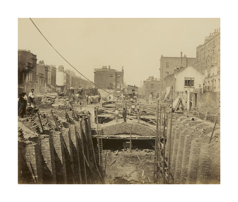 The construction of the Metropolitan District Railway c.1866