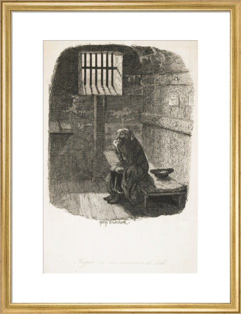 Fagin in the condemned cell 1838