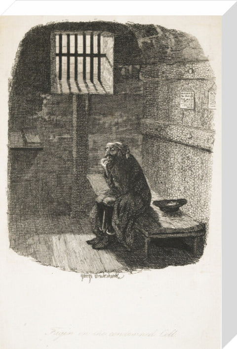 Fagin in the condemned cell 1838