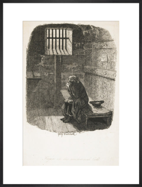 Fagin in the condemned cell 1838