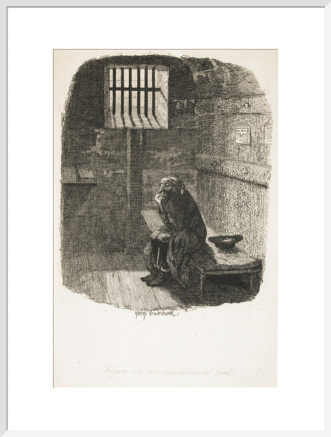 Fagin in the condemned cell 1838