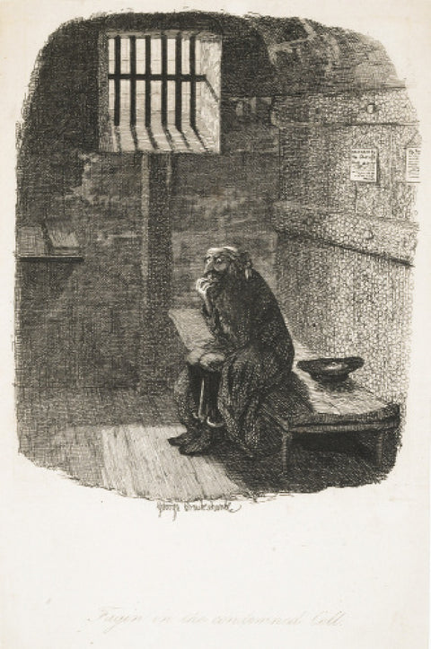 Fagin in the condemned cell 1838