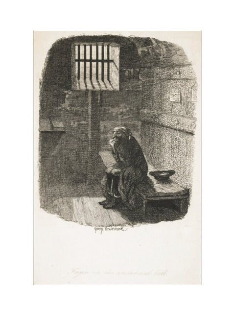 Fagin in the condemned cell 1838