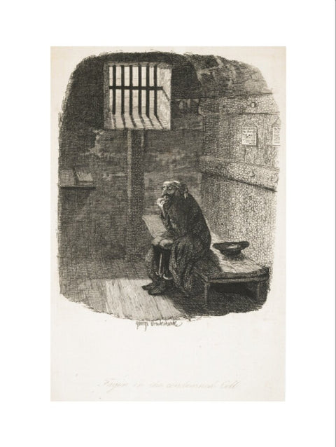 Fagin in the condemned cell 1838