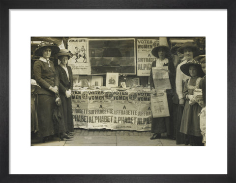 Suffragette fund raising stand 1912