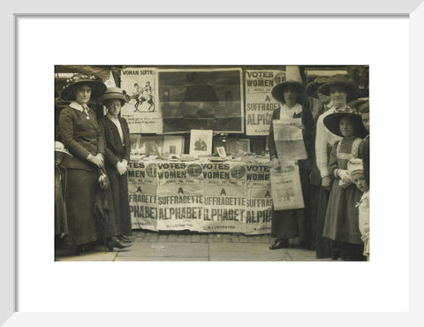 Suffragette fund raising stand 1912