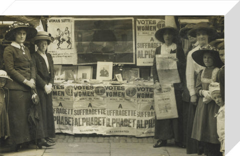 Suffragette fund raising stand 1912