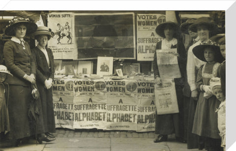 Suffragette fund raising stand 1912