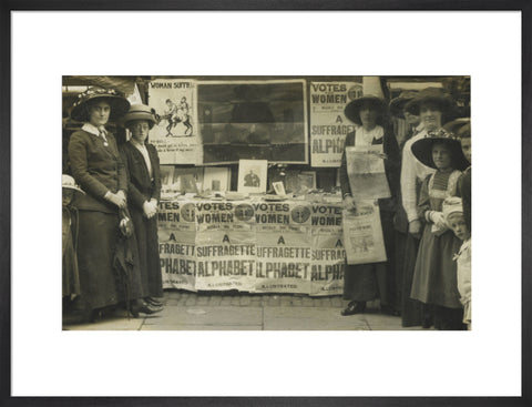 Suffragette fund raising stand 1912