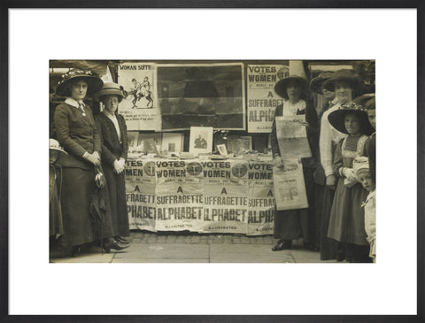 Suffragette fund raising stand 1912