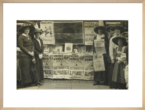 Suffragette fund raising stand 1912