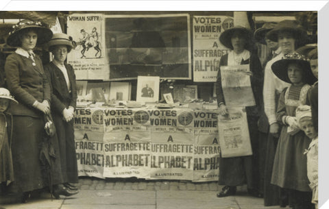 Suffragette fund raising stand 1912