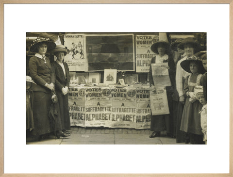 Suffragette fund raising stand 1912