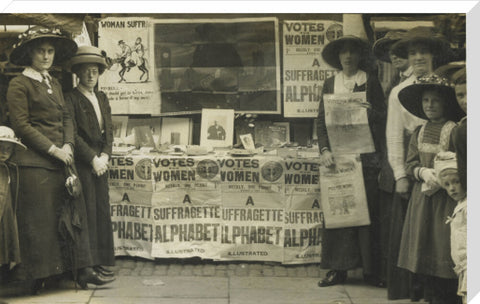 Suffragette fund raising stand 1912