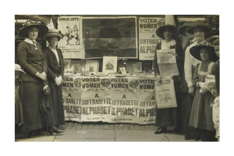 Suffragette fund raising stand 1912