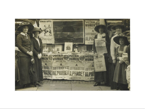 Suffragette fund raising stand 1912